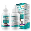 Tratamento de Mitos de Orelha para Cães, Tratamento de Infecção de Orelha, Tratamento de Mitos de Orelha para Infecção de Lemento de Cão, Sofrer de Alívio de Mitos de Orelha e Comichão e Odores Fedorentos para Orelhas de Cães