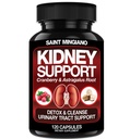 Suporte renal Cleanse Detox & Repair -120 Cápsulas - Cranberry & Astragalus Root Pills para mulheres e homens