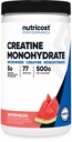 Nutricost Creatina Mono-hidrato em pó (Melancia, 500 Gram) - Creatina Micronizada Suplemento - Vegan, Não-GMO, Gluten Free
