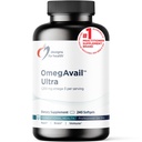 Designs para a saúde OmegAvail Ultra TG Fish Oil 1200mg - Trigliceride Form Omega 3 Fish Oil Supplement with DHA/EPA - No Fishy Aftaste (240 Softgels)