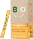 Baby Probióticos Pó (30 varas, 30 dias) - Suporte saudável Imune & Sistema digestivo, Suplemento para bebês e bebês. Vitamina B, VitaminaD, Zinco