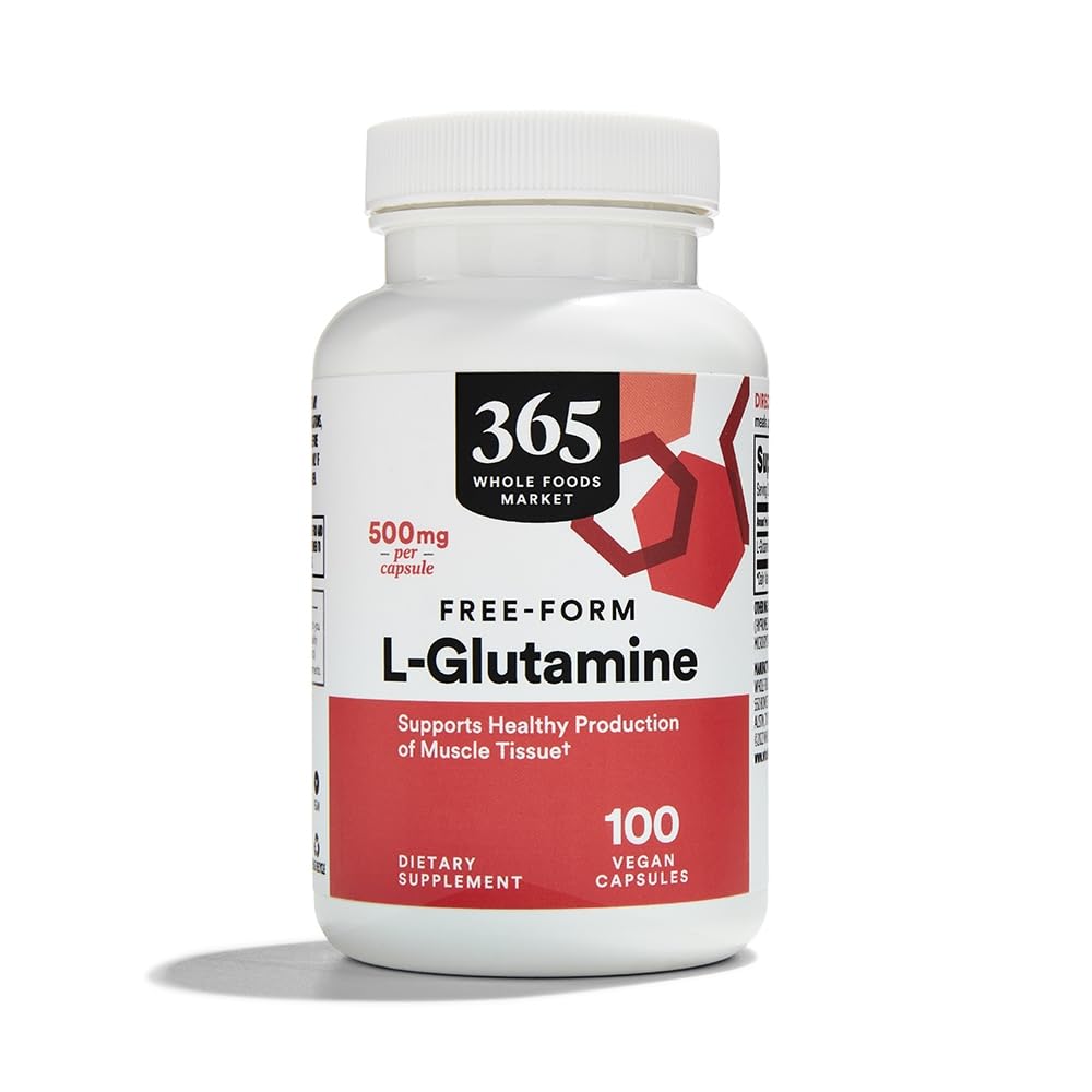 365 by Whole Foods Market, L-Glutamina 500mg, 100 quilates