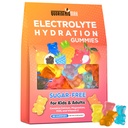 Gummies de Eletrolite Livre de Açúcar □ Eletrolite Hydration Energy Gummies for Running & Sports - Energy Chews with Calcium & Vitamina C for Kids & Adults, Vários sabores mistos, Gluten-Free, 90 Count