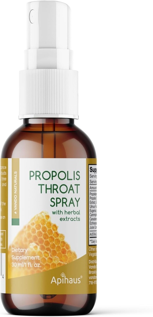 Propolis & Herb Garganta Spray, 1 Onça Fluída