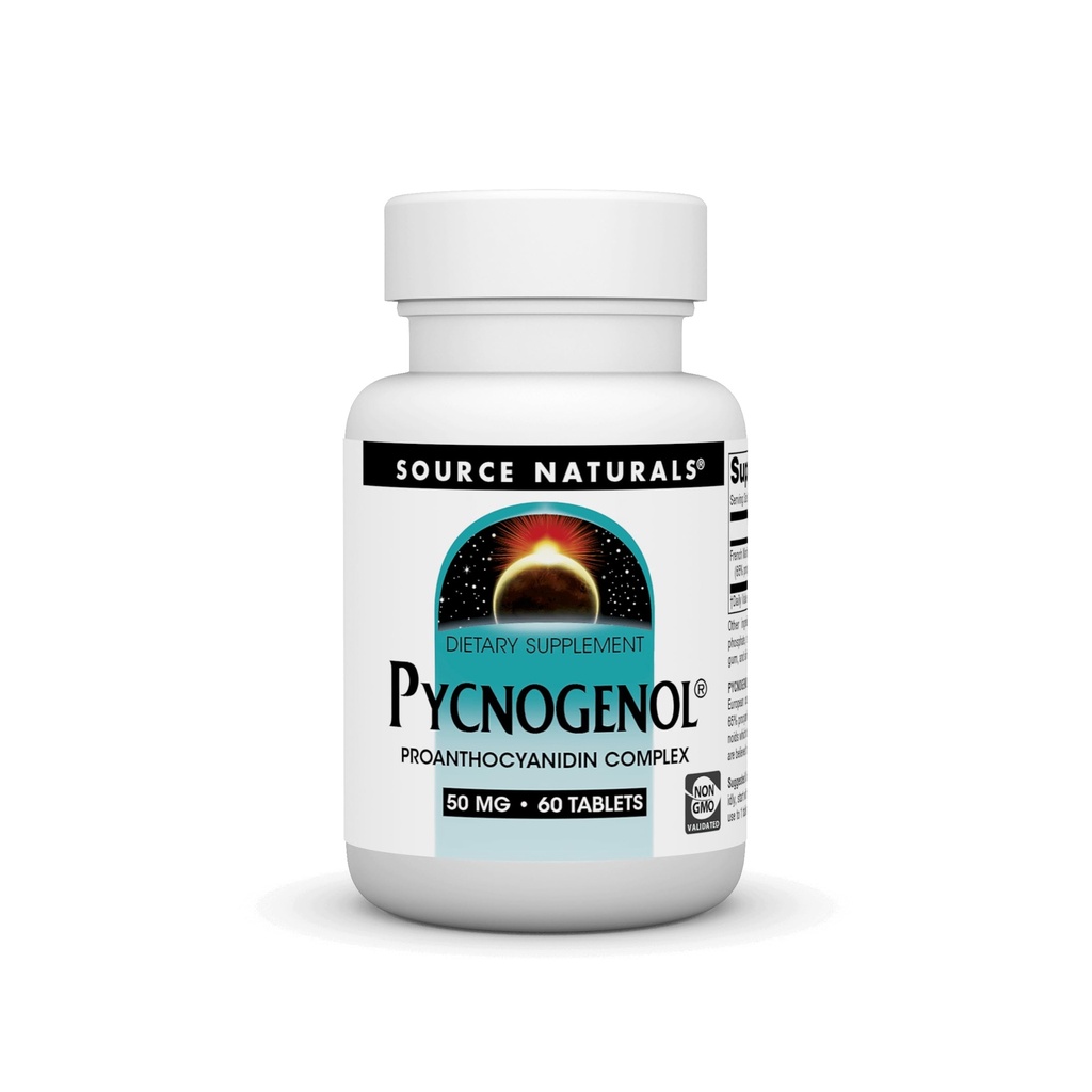 Fonte Naturals Pycnogenol 50 mg Proanthocianidin Complex - 60 comprimidos