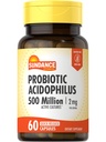 Sundance Probiotic Acidophilus 500 milhões Culturas Ativas 60 Cápsulas de liberação rápida