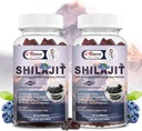 Shilajit Gummies para homens e mulheres, Shilajit Pure Himalayan Multi-Suplemento Original, Shilajit Ashwagandha & Alta em Minerais Trace & Ácido Fulvico para Energia, Força e Imunidade, 60 Servindo