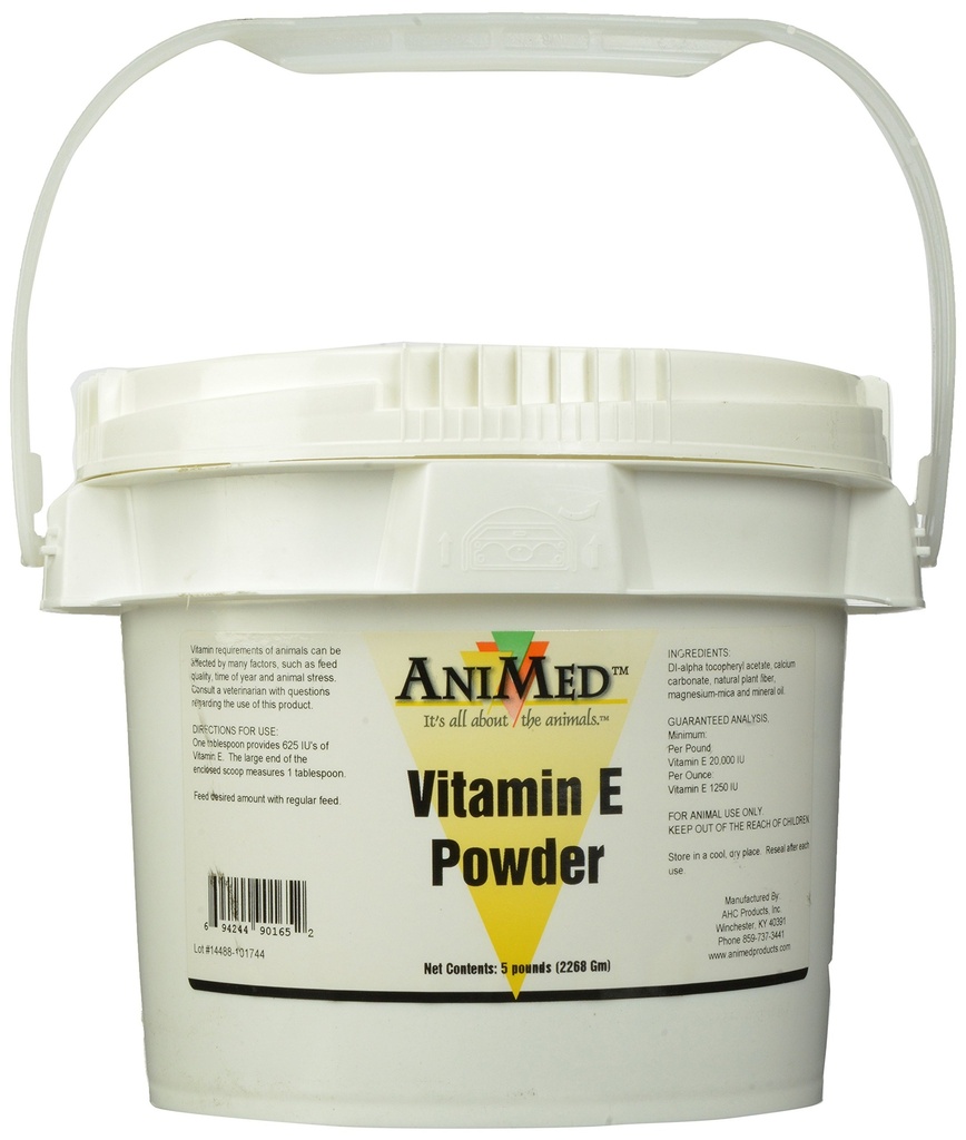 AniMed Vitamina E pó 5# 1250 UI/OZ