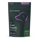VetriScience Liver Health mastiga com cardo de leite, Vetri Liver Detox Suplemento para cães, folha de alcachofra e alcaçuz para apoio ao fígado e desintoxicação, frango, 60 Count