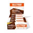 Chocolate à prova de bala Chip Cookie Dough Colagen Protein Bars, Pacote de 12, Keto-Friendly Snack com óleo MCT, Colágeno alimentado por grama, Sem açúcar adicionado
