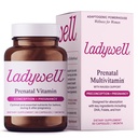 Ladywell Multivitamina pré-natal    , Concepção, Gravidez e Pós-parto , Ingredientes-chave incluindo DHA, Folato e Ferro , Especialmente Formulado e Testado , Projetado para absorção com suporte de náuseas, 60 Ct