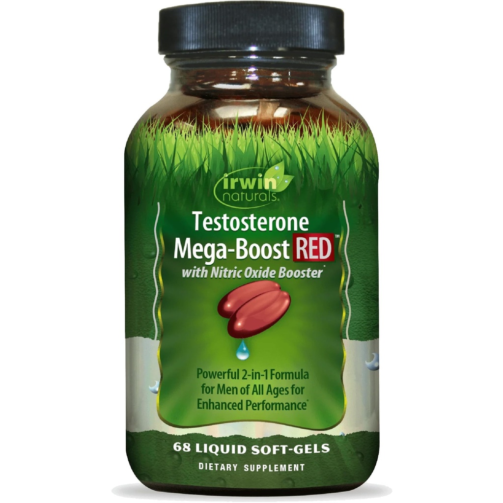 Irwin Naturals Testosterona Mega Boost Red 68 Sgels