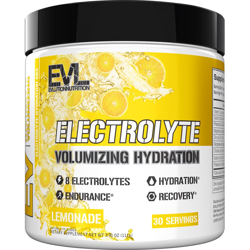 Ultimate Electrolytes Pó Hydration Drink - Replenishing rápida Hydration Powder Drink Mix com 8 Eletrolitos chave e antioxidantes - Vegan Gluten Free Keto Friendly Blend (Lemonade)