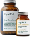 Pacote ALGAECAL - Vitamina D3 Completo (1000 UI) + K2, VIT E, VIT A cálcio básico baseado em plantas para suporte ósseo