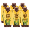 Viver para sempre - Aloe Vera Gel - 99,7% Pure Inner Leaf Aloe Vera Juice - Preservative-Free - 11.15 fl oz (Pacote de 6)