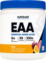 Nutricost EAA Powder 30 Servings - Passion Fruit, Orange, and Guava (POG) - Aminoácidos Essenciais - Não-GMO, Gluten Free, Vegetarian Friendly