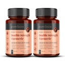 Açafrão de dupla força - Massivo 1000mg x 360 Comprimidos - 200% mais Níveis Açafrão e Natural da Curcumina Potente por Comprimido - com 5mg Extrato de Pimenta Negra para 300% Aumento de Absorção