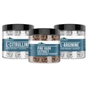 Elementos nascidos da Terra Pine Bark, L-Arginina, & L-Citrulina Cápsula Bundle, 200 Cápsulas Cada, Puro e não diluído, Sem aditivos