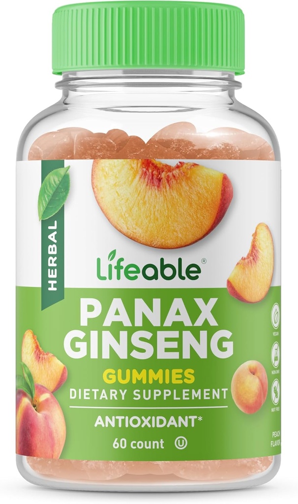 Suplemento Panax Ginseng Lifeable □ Grandes suplementos de Ginseng de degustação
