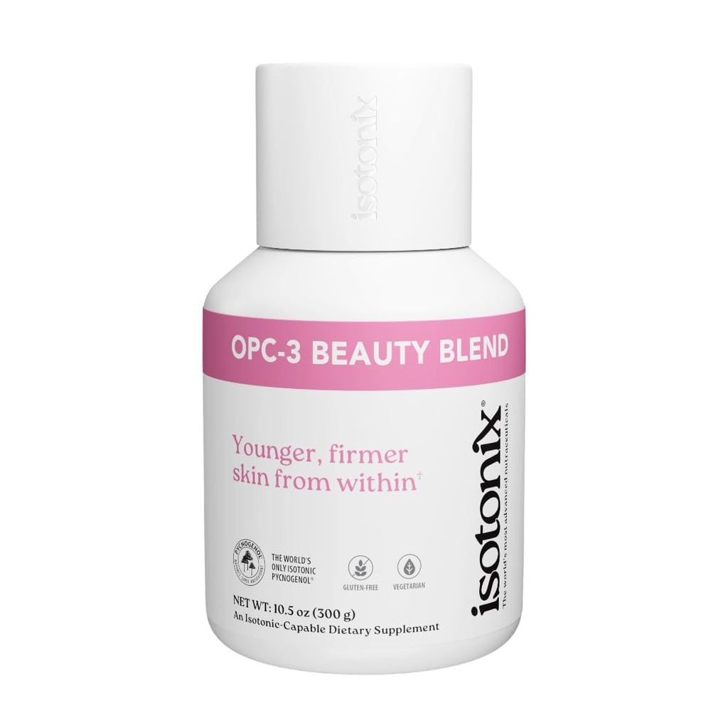 Isotonix OPC-3 Beauty Blend Powder Suporte de colagénio com Pycnogenol®, Semente de uva & Extrato de vinho vermelho