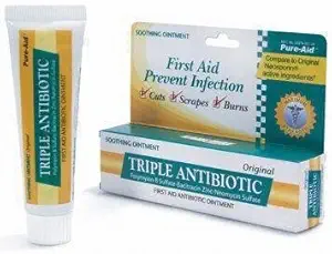 Triplo Antibiótico Firs Ajuda Antibiótico Pomada 0,33 onças (2 embalagem)