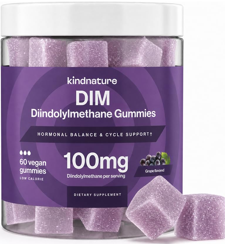 kindature DIM Supplement Gummies - 100mg DIM Gummies