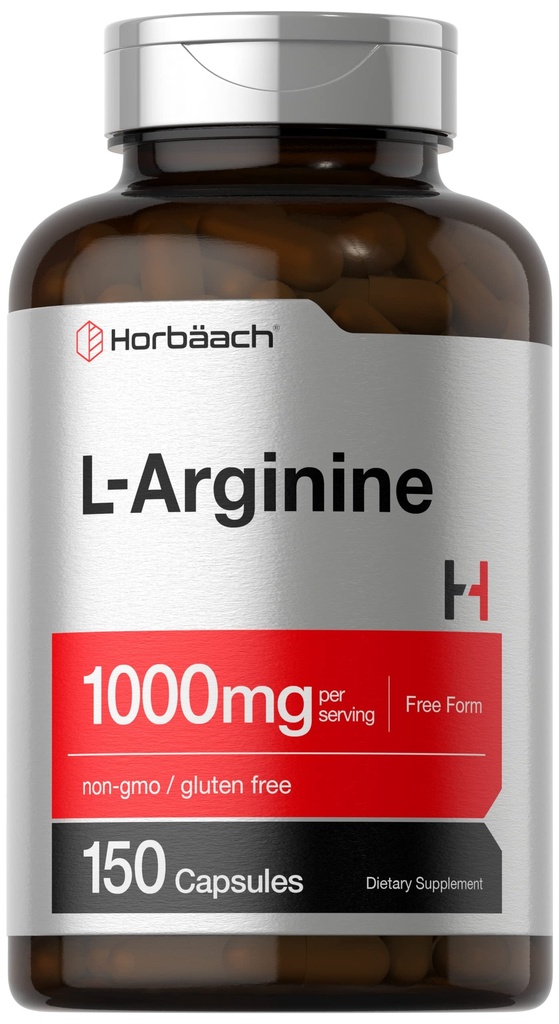 Horbäach L-Arginina 1000mg □ 150 Cápsulas