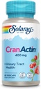 SOLARAY Cranactin Cranberry Extract 400 mg - Suplementos de cranberry para mulheres e homens - Bexiga e trato urinário Apoio à saúde com vitamina C - Vegan, 60 dias de garantia (60 CT)