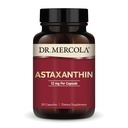 Dr. Mercola Astaxantina Orgânica - 12 mg Astaxantina - Apoio Antioxidante Poderoso - Extrato Orgânico de Microalgas - Não-GMO, Sem Glúten e Sem Soja - 30 Cápsulas (30 Servões)