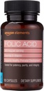 Elementos - Ácido Fólico, 800 mcg por porção, Tablet, 180 Count, Pack of 1, Suplemento Alimentar Feminino para Desenvolvimento Pré-natal Saudável, 6 Meses de Abastecimento