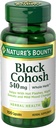 Natural Bounty Black Cohosh Root Pills and Herbal Health Supplement, Natural Menopausal Support, 540 mg, 100 Cápsulas