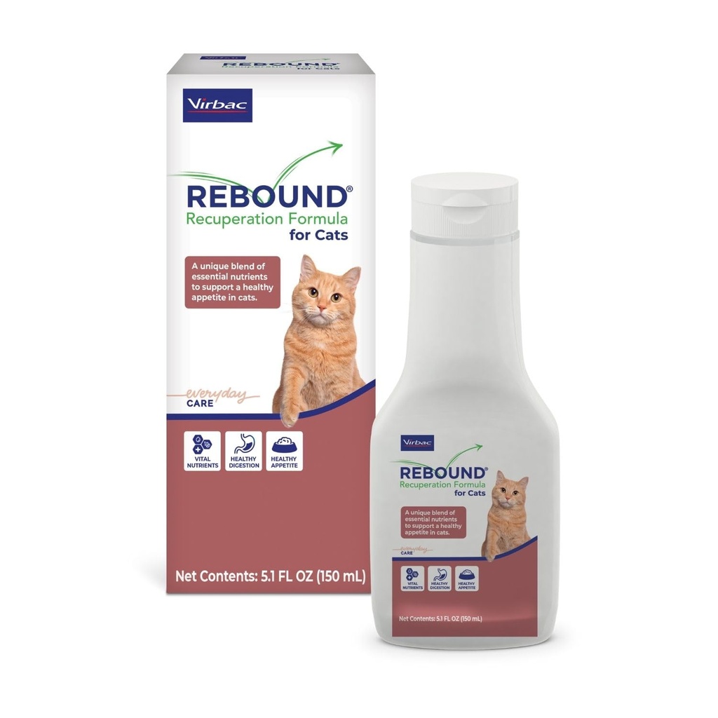 Fórmula de recuperação de Rebound Virbac para gatos, Limpar