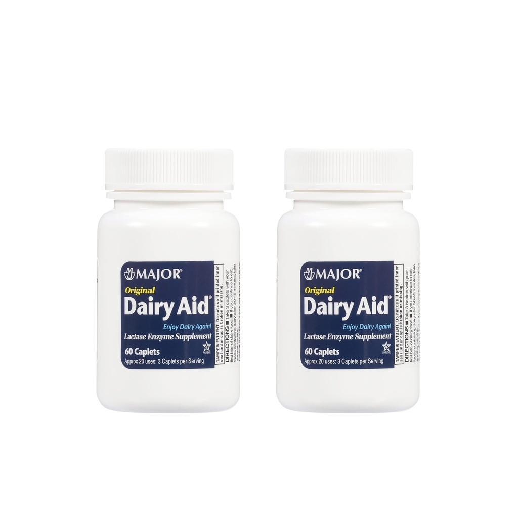 Lactação Ajuda Lactase Enzima Caplets Genérico para Lactaid Original 120 Ea.