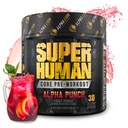 ALPHA LION Núcleo pré-treino em pó com creatina para desempenho, Beta Alanine para músculo, L-Citrulina para bomba e tri-fonte de cafeína para energia sustentada (30 Servões, Fruit Punch Flavor)