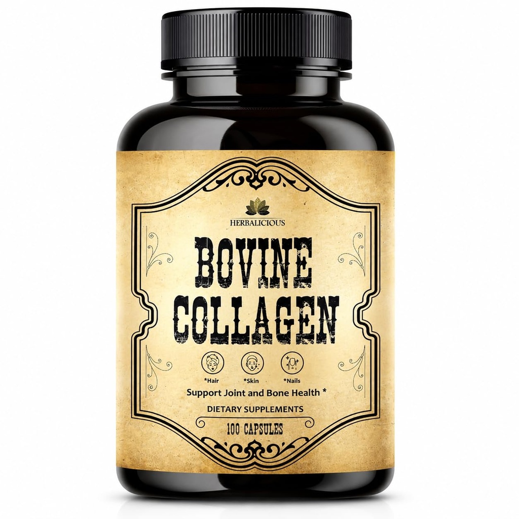 Suplementos de Colágeno Bovinos Herbalícios para Homens e Mulheres