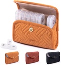 Organizador de comprimidos semanal BAGSFY 3 vezes por dia em uma caixa de pílulas de tecido bonito, Organizador de pílulas de medicina, Caixa de pílulas, Caixa de pílulas de viagem portátil, Container de pílulas para medicação, vitaminas, óleo de peixe, suplementos