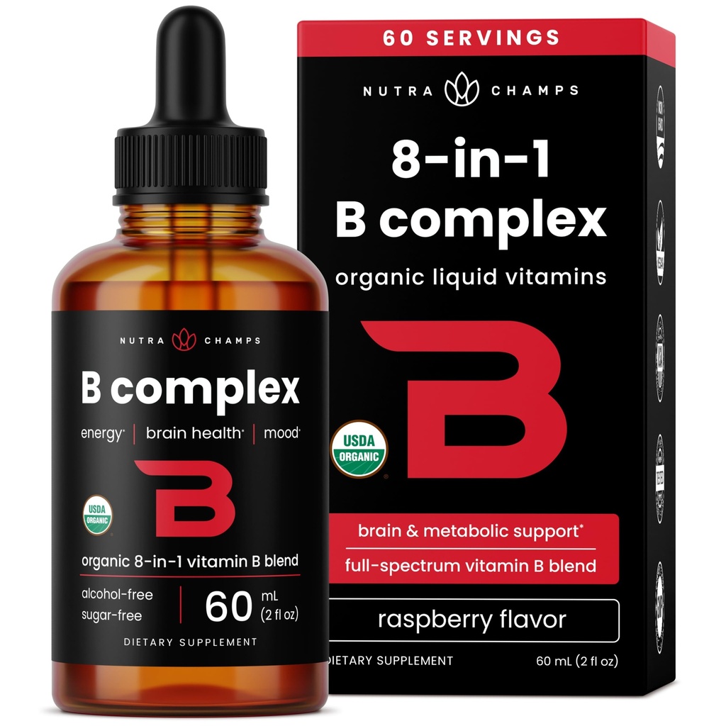 B12 Methycobalamina Sublingual B1, B2, B3, B5, B6, B7, B9 Complexo de Vitaminas B Metiladas para Mulheres e Homens