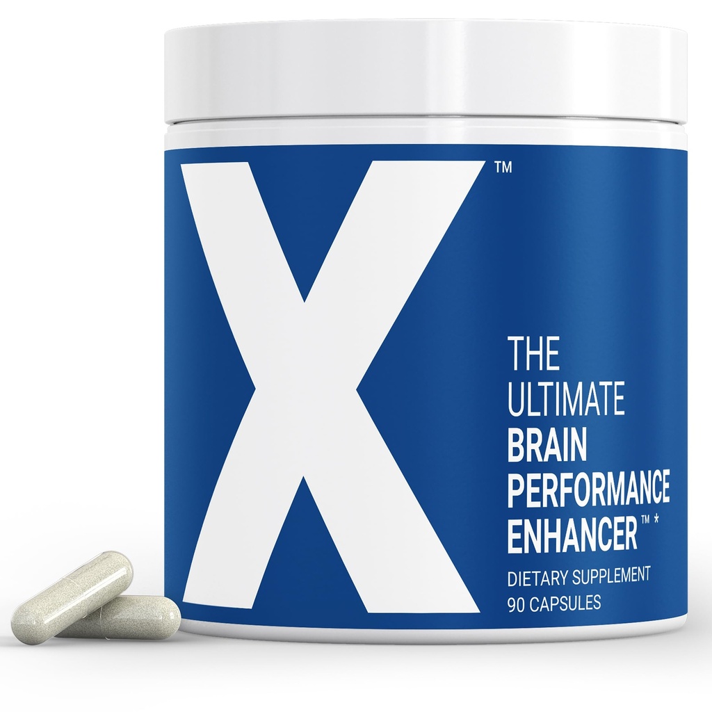 X - O Enhancer Ultimate Brain Performance Enhancer - a cápsula mais poderosa do cérebro do mundo - Aumente o foco, energia, memória, concentração, produtividade - apoiado pela ciência - Nootropic Stack