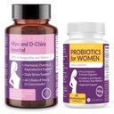 Economize 10% no pacote de bem-estar feminino – Myo-Inositol & D-Chiro Inositol + Probióticos vaginais completos para equilíbrio hormonal, gut, e saúde vaginal