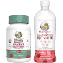 Gummies Multivitamin de MaryRuth para as mulheres (Cherry & Framboesa) & Liquid Nighttime Multimineral (Cranberry)