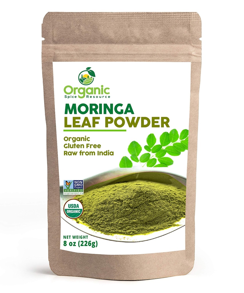 Orgânico Moringa Powder - 8 onças (226g)