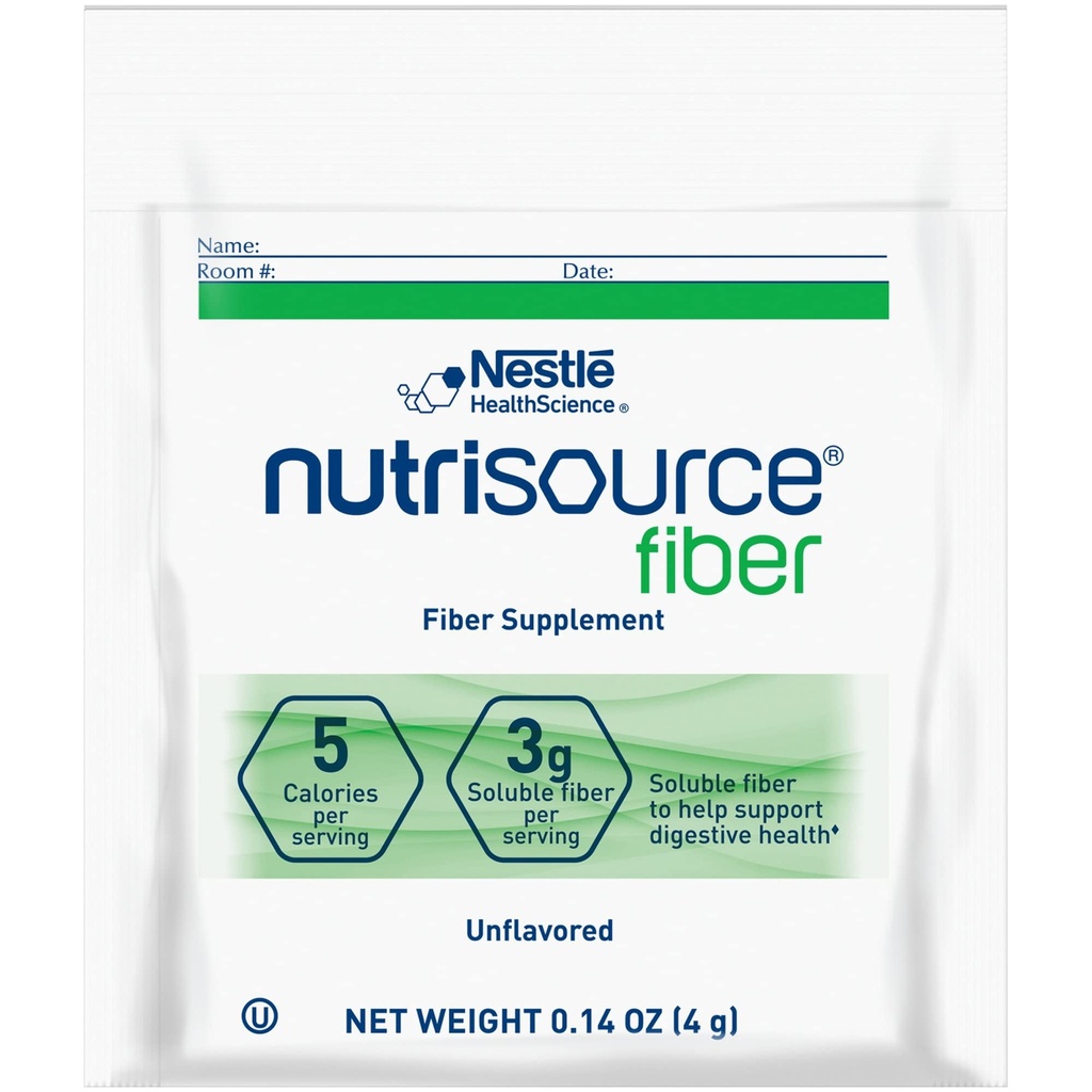 Nestle Nutrisource Fiber Fiber Supplement sem sabor 4 Gram Packet 75 Ct