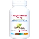 NOVAS ROOTS HERBAL S-Acetil-Glutationa, 100mg □ Assimilação Superior □ Apoio ao Envelhecimento e Imunidade Saudável (60 Veg Caps)