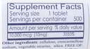 SaudávelNaturalmente Biotina 10.000 mcg (500 comprimidos) para o crescimento do cabelo, pele, unhas fortes, biotina 10mg