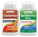 Melhores naturais Canela 500 mg & Berberine Plus 1000mg