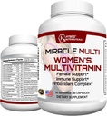MilagreMulti Multivitamin para Mulheres - Fórmula de Apoio Feminino, Apoio Imune, Minerais, Biotina, Antioxidantes e Superalimentos Mistura – 60 Cápsulas