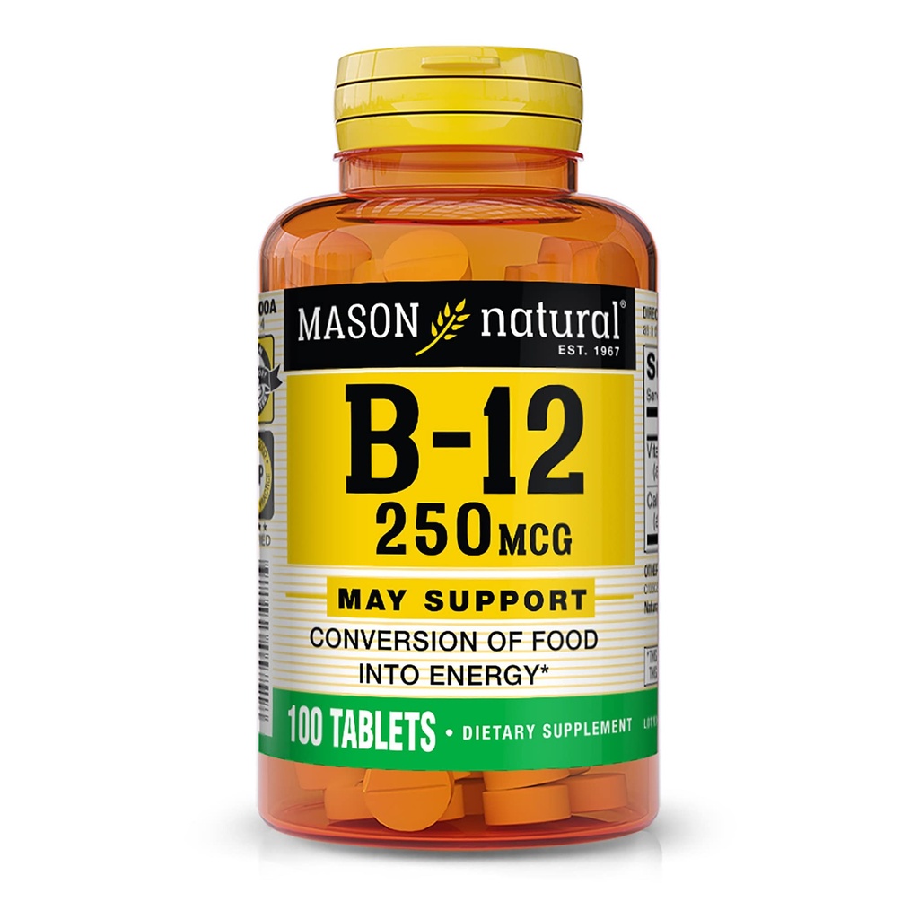 Mason Vitaminas Mason Vitamina B 12 250mcg Comprimidos