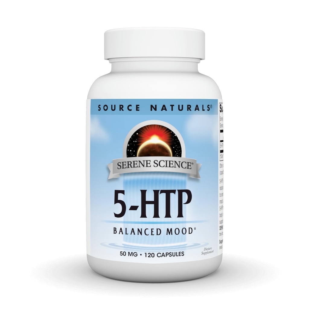 Fonte Naturals Sereno Ciência 5-HTP 50 mg - 120 Cápsulas