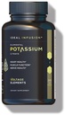 Elementos de tensão Citrato de potássio 1430mg - Coração & Rim Saúde, Equilíbrio de Eletrolítico, Função Nerve - Elemental Potássio 500mg (240 Cápsulas) Vegan